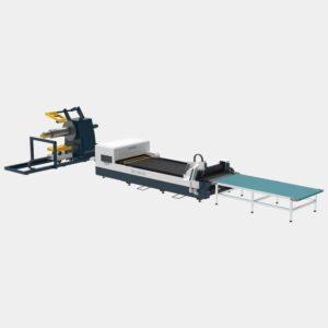 Open-style Thin Sheet Coil Fed Laser Cutting Machine SF15015C Open-style Thin Sheet Coil Fed Laser Cutting Machine SF15015C