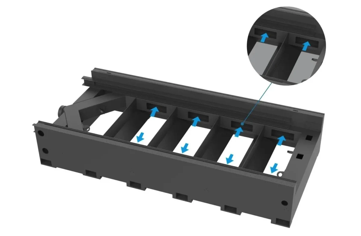 Intelligent Surrounding Spiral Negative Pressure Partition Dust Removal System